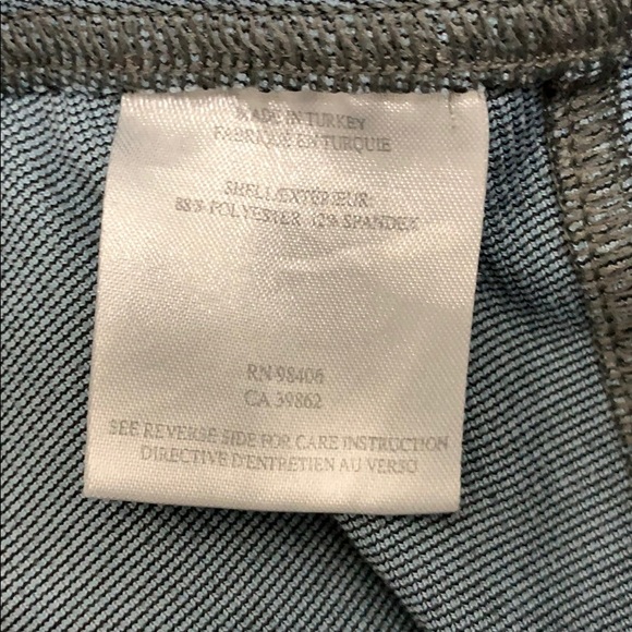 Theory Blue Crop Capri Leggings - Picture 5 of 6